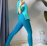 High Waisted And Hip Lifting Fitness Pants For Women With High Elasticity