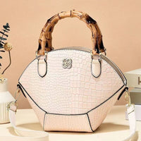 Retro Bamboo Handbag Shoulder Bag Crossbody