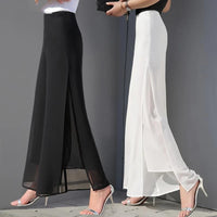 Chiffon harem pants split female wide-leg pants