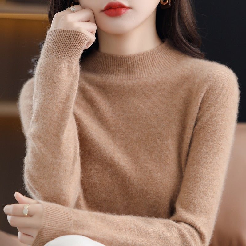 Fashion Women's Mock Neck Sweater