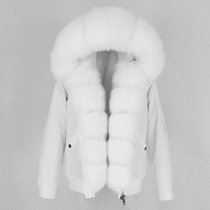 Parka Thick Raccoon Fur Liner Jacket Fur