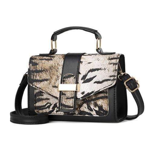 Korean Version Of The Trendy Women's Bags Fashion Hit Color Zebra Crossbody Bag