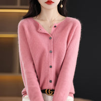 Autumn And Winter Bottoming Round Neck Long Sleeve Loose Top