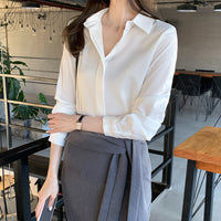 Autumn Clothing Korean Style Design Long Sleeve Casual Shirt