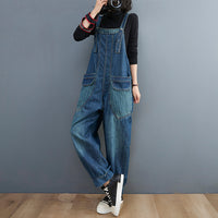 Large Size Women's Korean Version Of The New Spot Jean Suspenders