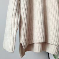 Loose Knitwear All Match Solid Color Bottoming Shirt Autumn Winter