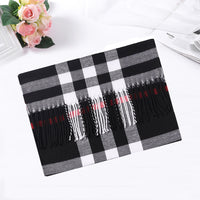 Autumn And Winter British Style Plaid Scarf Winter