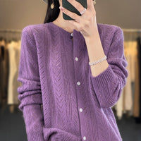 Slimming Cardigan Knitwear Loose Top Coat