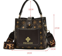 Printed Cross Handbag Korean Fashion Single Shoulder Bag For Girls