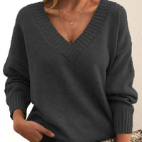 Women's Fashion Casual Versatile Knit Shirt