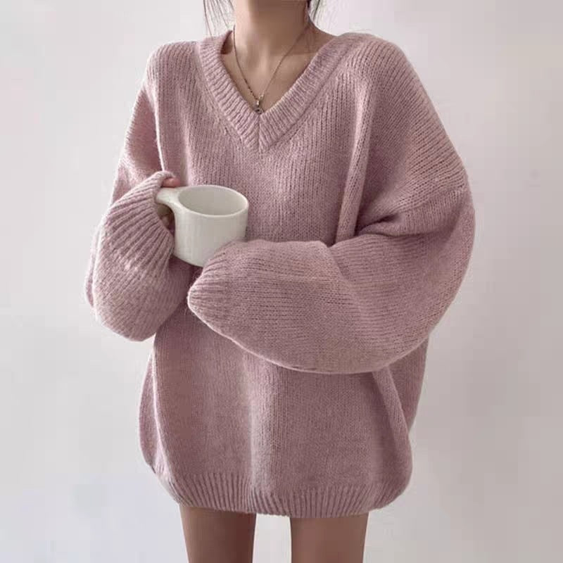 Loose And Lazy Style Pullover