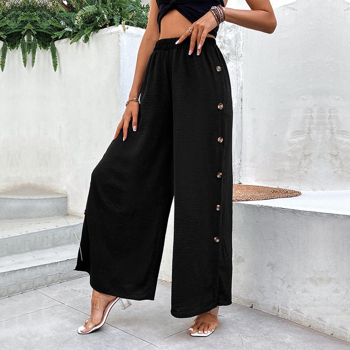 Fashion High Waist Wide Leg Pants For Women