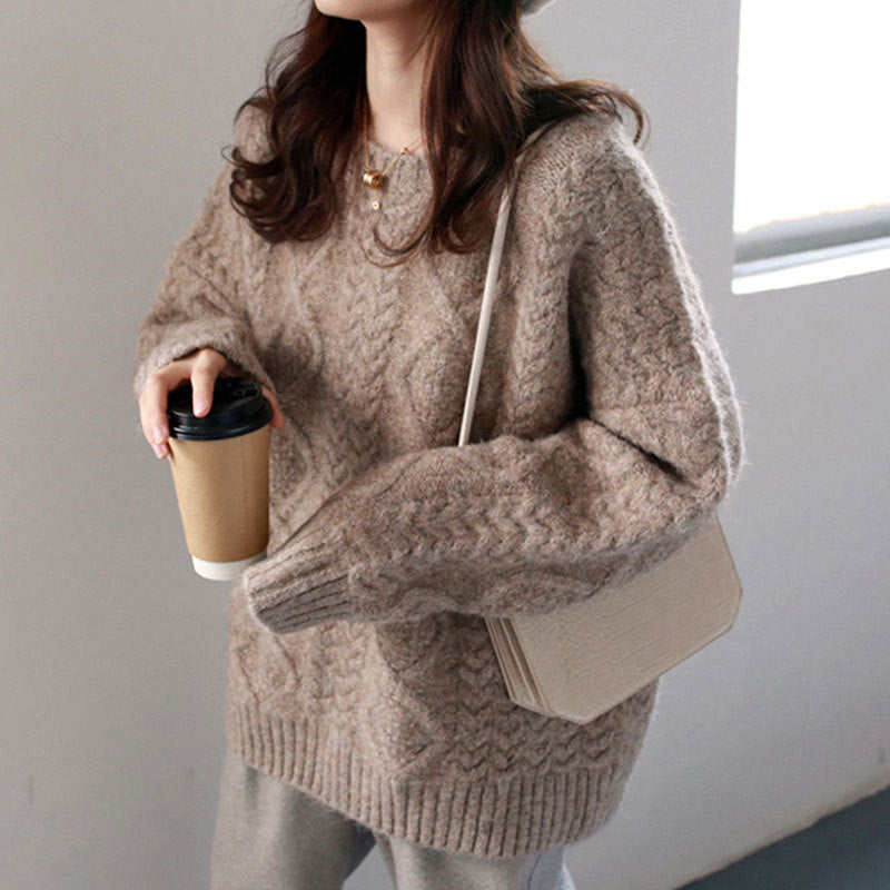 Student Versatile Top Comfortable Knitwear Coat