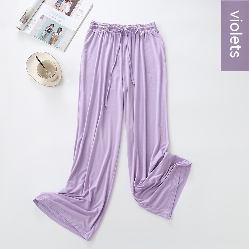 Women's Wide-leg Pants Modal Slimming Casual Flared Pants Women's All-matching