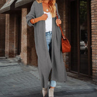 Women's Loose Knitted Long Sleeves Cardigan