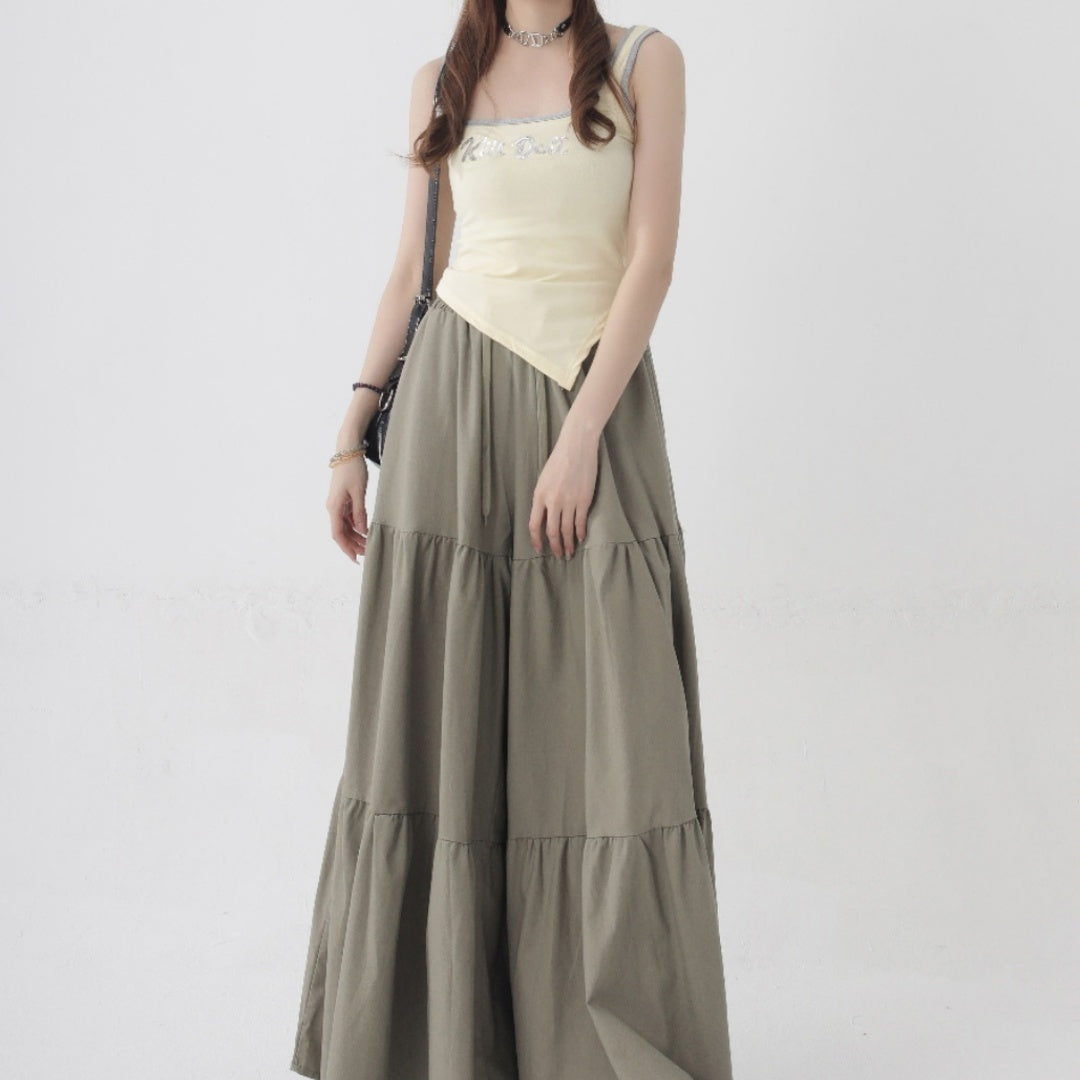 High Waist Straight Casual Women Plus Size Loose Wide Leg Pants