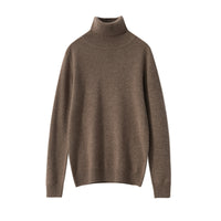 Pure Cashmere Sweater Women High Neck Knitted Bottoming Shirt