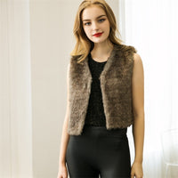 Women's Imitation Fur Fur Vest