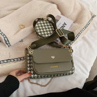 New trendy chain shoulder messenger handbag