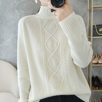 Women's Loose Thickened Bottoming Sweater Knitted