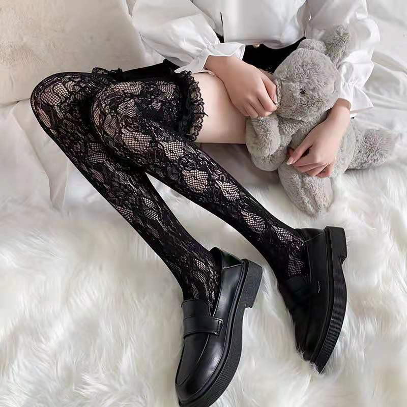 Thin Women's Long Tube Over The Knee Socks