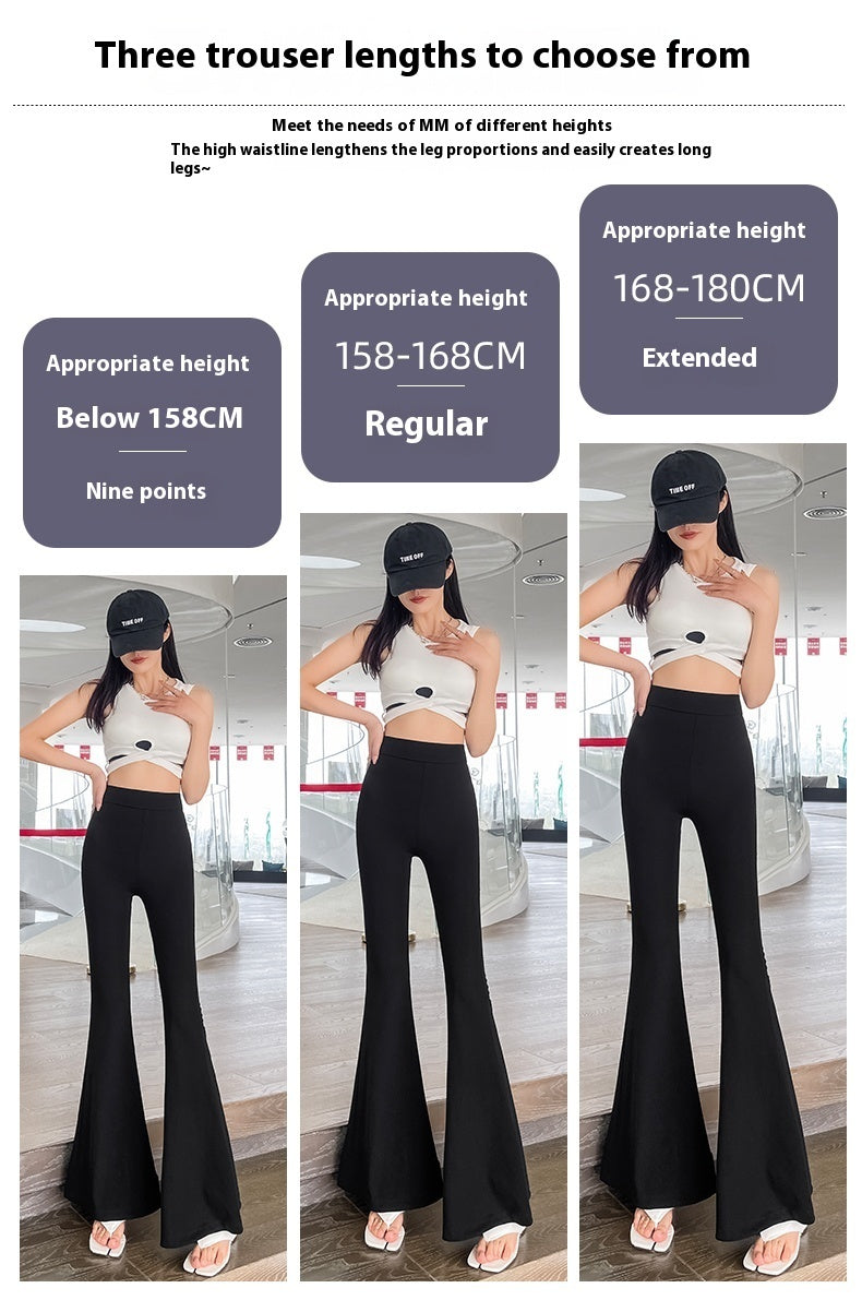 Black Suit Thin Lengthened Casual Pants