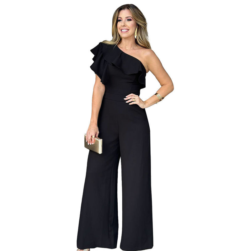 Loose Straight Temperament Women's Jumpsuit