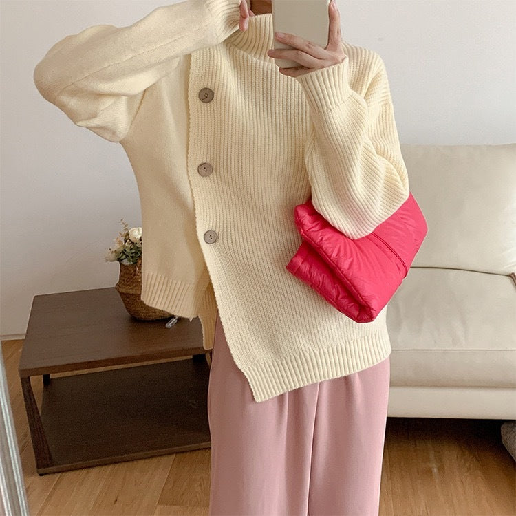 Women's Fashionable Simple Turtleneck Sweater