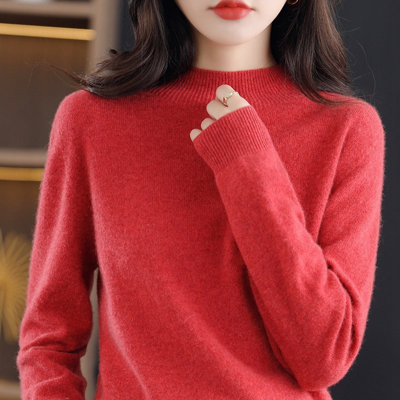 Fashion Women's Mock Neck Sweater