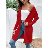 Women's Fashion Solid Color Cardigan Loose Shawl Top