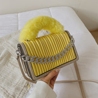 Bag Female Autumn Versatile Small Pleats Diagonal