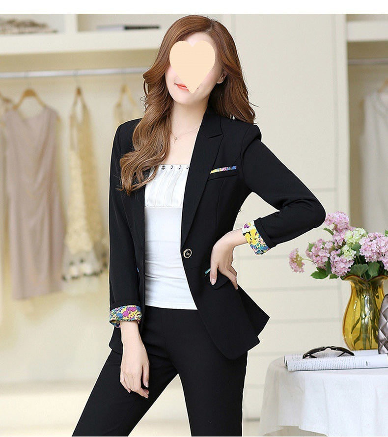 Women's Suit Jacket Long Sleeve Short Korean Style Women's Clothing