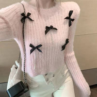 Women's Knitted Long Sleeve Bottom Layer Sweater