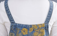 New Spring Printed Jean Suspenders For Women