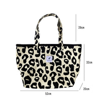 Large Capacity Animal Pattern Canvas Shoulder Bag