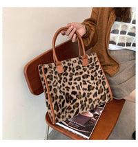 Korean Style Large-capacity Handbag Fashion Western Plush