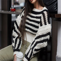 Lady Temperament Small Top Short Knitted Sweater