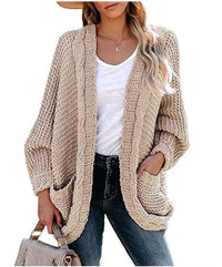 Twist cardigan sweater