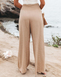 Casual Wide-leg Cotton And Linen Popular Loose Trousers