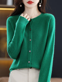 Autumn And Winter Bottoming Round Neck Long Sleeve Loose Top