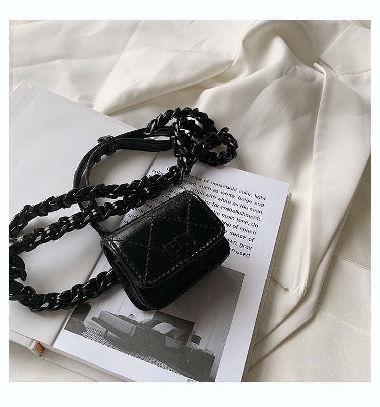 Headphone Bag Mini Bag Single Shoulder Small Square Bag