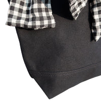 Large-capacity Three-dimensional Plaid Big Bow Crossbody Bag