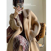 Women's Fashion Long Knitted Jacket