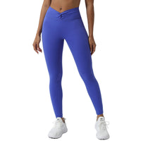 Kinky V-shaped Peach Hip Belly Contracting Sports Ninth Pants Outdoor Running Fitness Tights