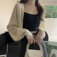 Women's Summer Hollow-out Long-sleeved Sweater Top