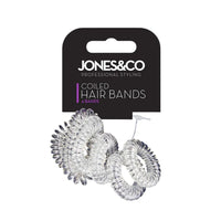 6 Pack Spiral Hair Bobbles – Coil Elastic Tie Bands
