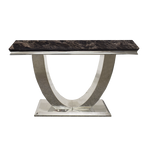 10 x Arial Console Tables with Black Marble