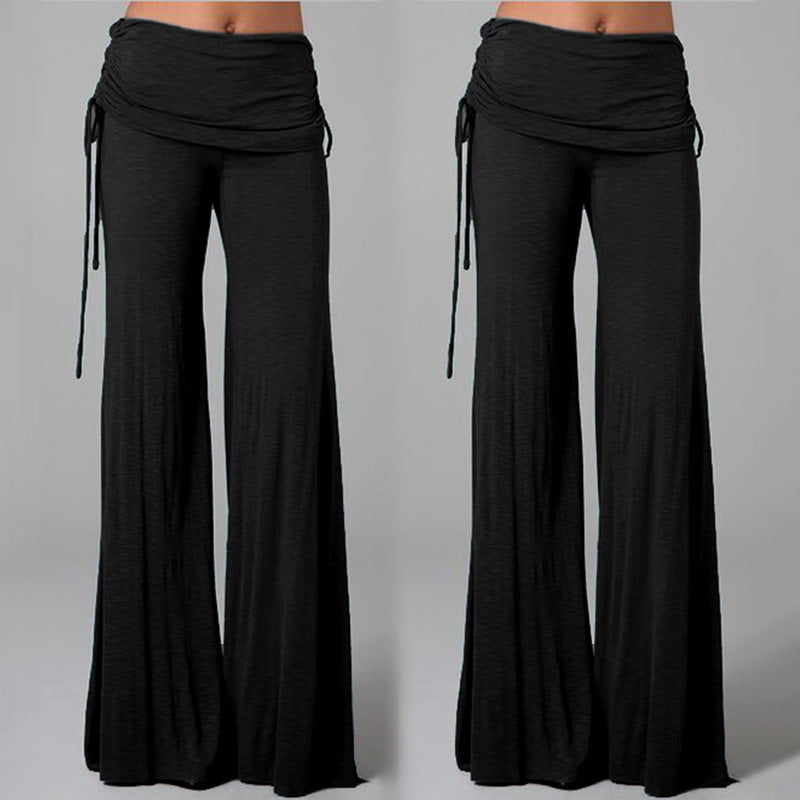 Fashion wide-leg pants ebay new dance trousers wish hot flared pants