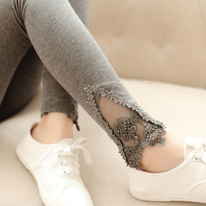 Fashion Ladies Crochet Lace Leggings