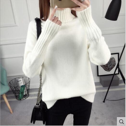 Korean Style Long Sleeve All-matching Thickened Jumper Women